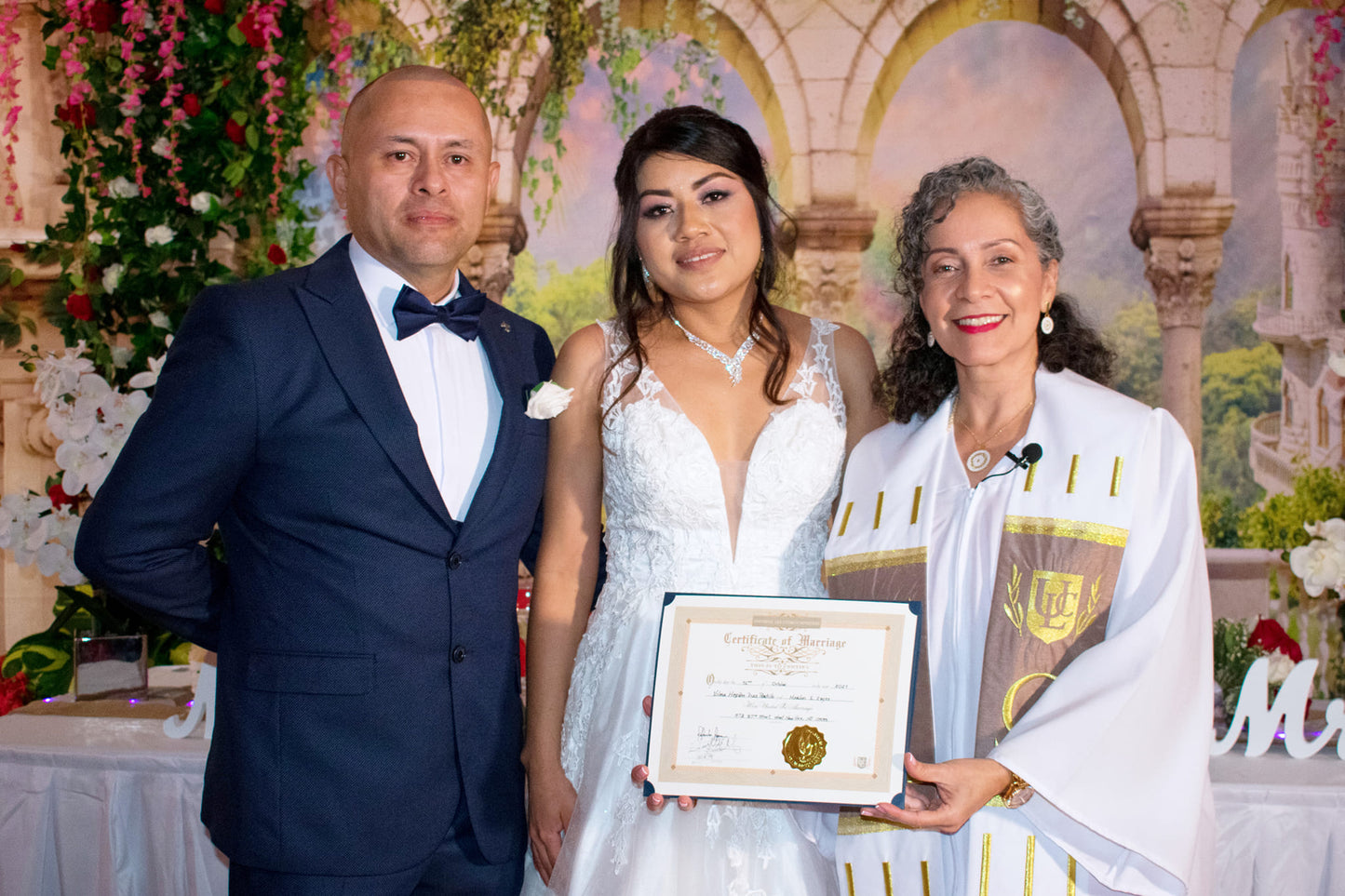 Wedding officiant service